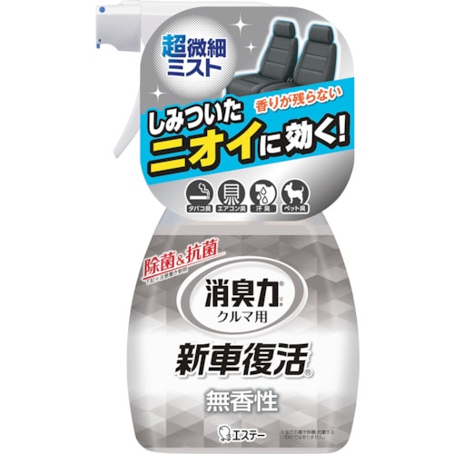 トラスコ中山 エステー クルマの消臭力 新車復活 無香性 252-8373  (ご注文単位1個) 【直送品】