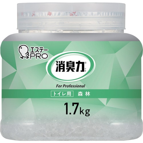 トラスコ中山 エステー G消臭力 クラッシュゲルトイレ用 本体 1.7kg 森林（ご注文単位1個）【直送品】