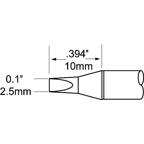 トラスコ中山 メトカル Metcal MFR－1110・2210シリーズ チップカートリッジ 147-0730  (ご注文単位1本) 【直送品】