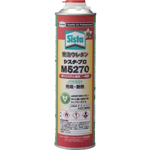 トラスコ中山 Sista 発泡ウレタン(1液タイプ)M5270 750ml（ご注文単位1本）【直送品】