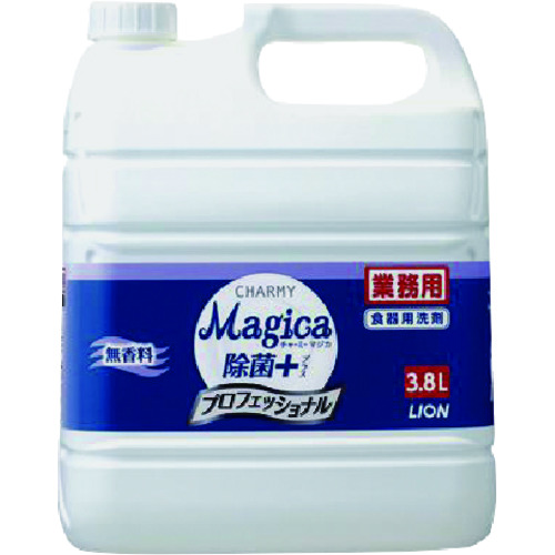 トラスコ中山 ライオン マジカ 除菌＋プロ 無香料 3.8L 339-2190  (ご注文単位1本) 【直送品】