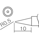 トラスコ中山 白光 こて先 0.5B型(Z)（ご注文単位1本）【直送品】