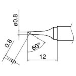 トラスコ中山 白光 こて先 0.8C型　469-2471（ご注文単位1本）【直送品】