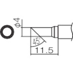 トラスコ中山 白光 こて先 4C型　294-5886（ご注文単位1本）【直送品】