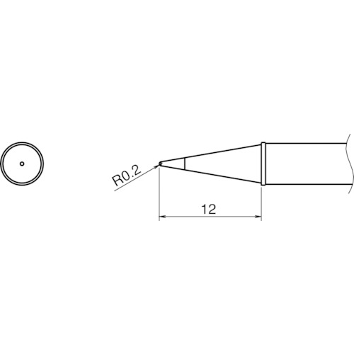 トラスコ中山 白光 こて先/BL型　751-7041（ご注文単位1本）【直送品】