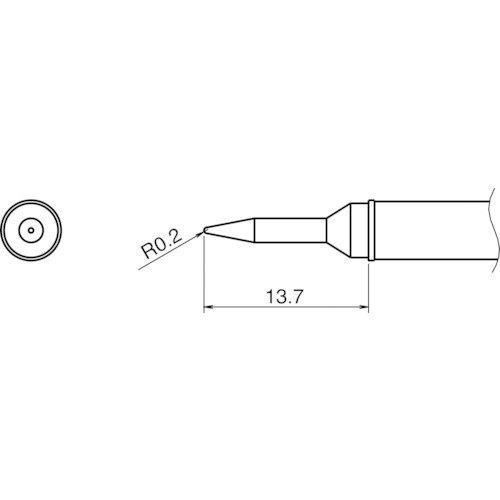 トラスコ中山 白光 こて先/SBL型　751-7157（ご注文単位1本）【直送品】