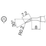 トラスコ中山 白光 こて先 0.2RLB型（ご注文単位1本）【直送品】