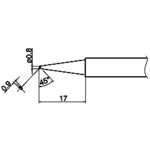 トラスコ中山 白光 こて先 0.8C型　102-5925（ご注文単位1本）【直送品】