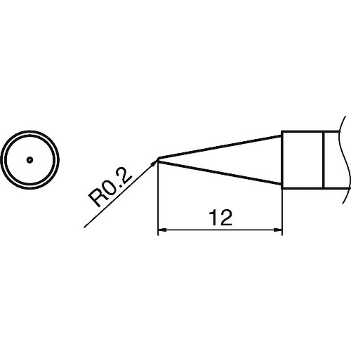 トラスコ中山 白光 こて先 BL型　163-9847（ご注文単位1本）【直送品】