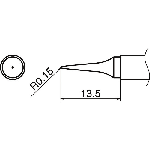 トラスコ中山 白光 こて先 ILS型　164-1332（ご注文単位1本）【直送品】