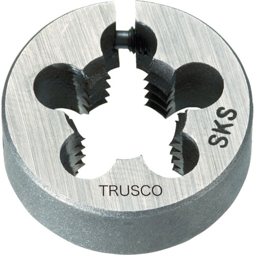 トラスコ中山 TRUSCO 丸ダイス 38径 M14×2.0 (SKS)（ご注文単位1個）【直送品】