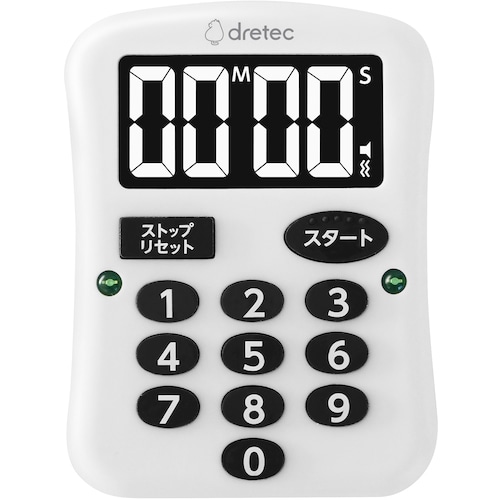 トラスコ中山 dretec ユニバーサルタイマー ホワイト（ご注文単位1台）【直送品】