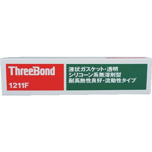 トラスコ中山 スリーボンド 液状ガスケット シリコーン系 TB1211F 100g 半透明（ご注文単位1個）【直送品】