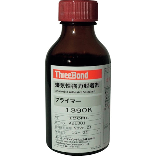 トラスコ中山 スリーボンド 嫌気性封着剤用硬化促進剤 100ML 547-2204  (ご注文単位1本) 【直送品】