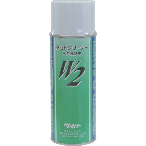 トラスコ中山 タセト 水系洗浄剤 クリ-ナ-W2 450型（ご注文単位1本）【直送品】