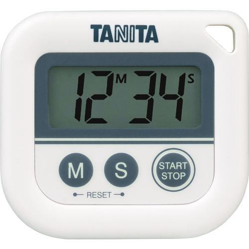 トラスコ中山 TANITA デジタルタイマー TD-376N-WH（ご注文単位1個）【直送品】