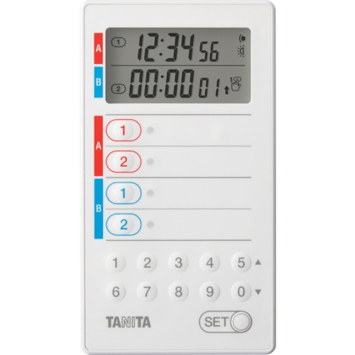 トラスコ中山 TANITA プリセットタイマー TD-427-WH（ご注文単位1台）【直送品】