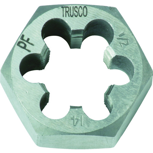 トラスコ中山 TRUSCO 六角サラエナットダイス PF1/2-14（ご注文単位1個）【直送品】