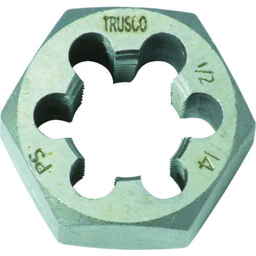 トラスコ中山 TRUSCO 六角サラエナットダイス PS1/2-14（ご注文単位1個）【直送品】