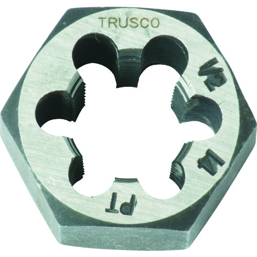 トラスコ中山 TRUSCO 六角サラエナットダイス PT1/2-14（ご注文単位1個）【直送品】