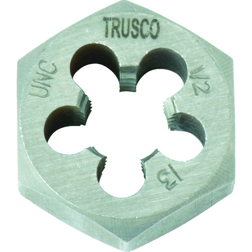 トラスコ中山 TRUSCO 六角サラエナットダイス UNC1/2-13（ご注文単位1個）【直送品】