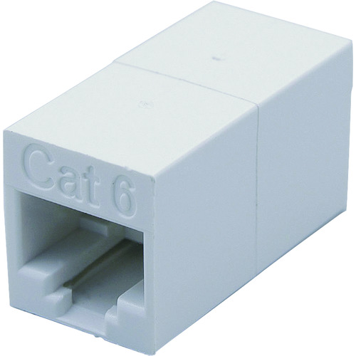 トラスコ中山 ELPA LAN用中継コネクタ8極 Cat6 167-9116  (ご注文単位1個) 【直送品】