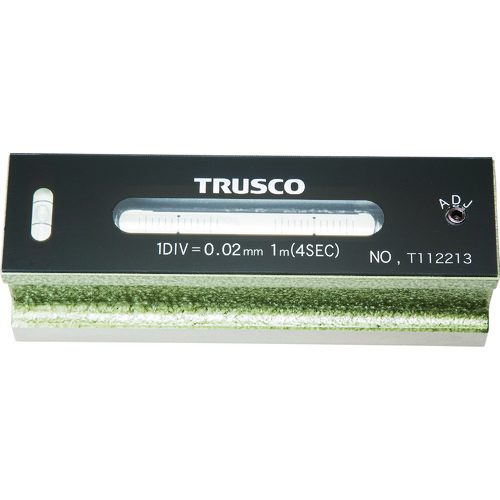 トラスコ中山 TRUSCO 平形精密水準器 B級 寸法150 感度0.02（ご注文単位1個）【直送品】