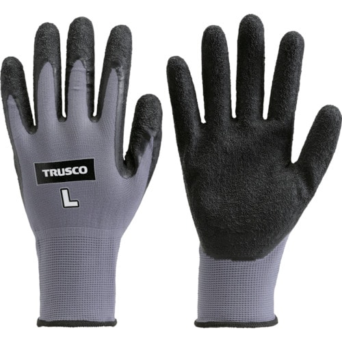 トラスコ中山 TRUSCO グリップフィット手袋 天然ゴム LLサイズ（ご注文単位1組）【直送品】