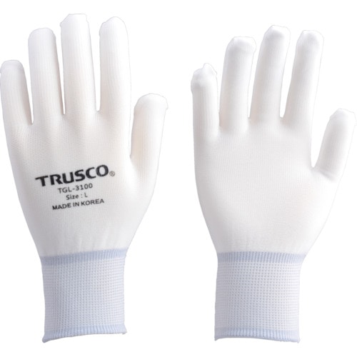 トラスコ中山 TRUSCO ナイロンインナー手袋(10双入) L（ご注文単位1袋）【直送品】