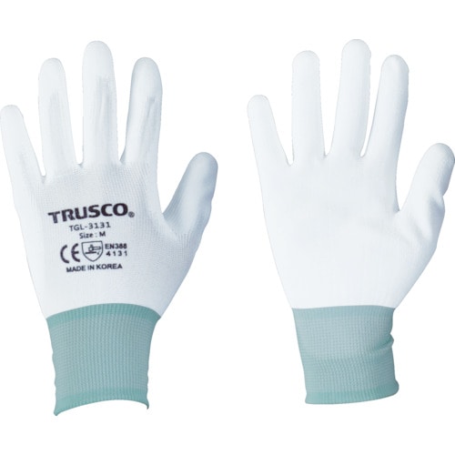 トラスコ中山 TRUSCO ナイロン手袋PU手のひらコート(10双入)L（ご注文単位1袋）【直送品】