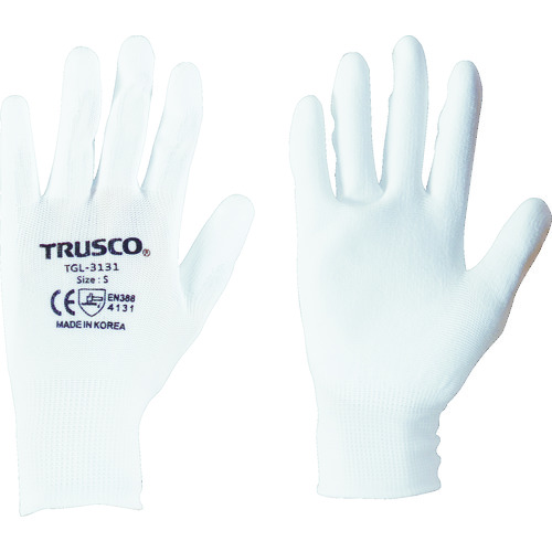 トラスコ中山 TRUSCO ナイロン手袋PU手のひらコート（10双入）S 770-0580  (ご注文単位1袋) 【直送品】