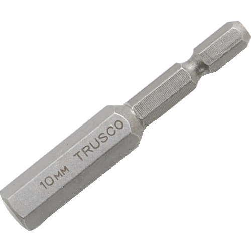 トラスコ中山 TRUSCO 六角ビット 65L 10.0mm（ご注文単位1本）【直送品】