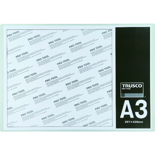 トラスコ中山 TRUSCO 厚口カードケース A3（ご注文単位1枚）【直送品】