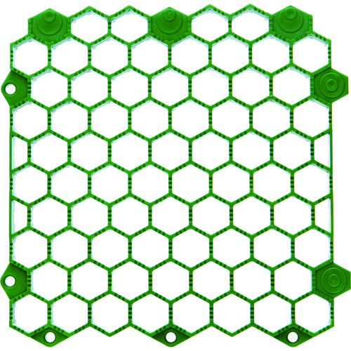 トラスコ中山 TRUSCO 抗菌・防炎ジョイントスノコ 土足用 グリーン（ご注文単位1枚）【直送品】