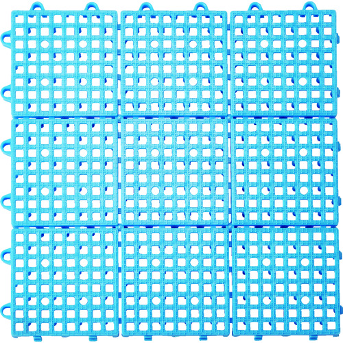 トラスコ中山 TRUSCO 抗菌・防炎ジョイントスノコ ブルー（ご注文単位1枚）【直送品】