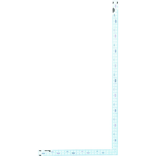 トラスコ中山 TRUSCO JISシルバー曲尺厚手広幅サイズ50cm（ご注文単位1本）【直送品】