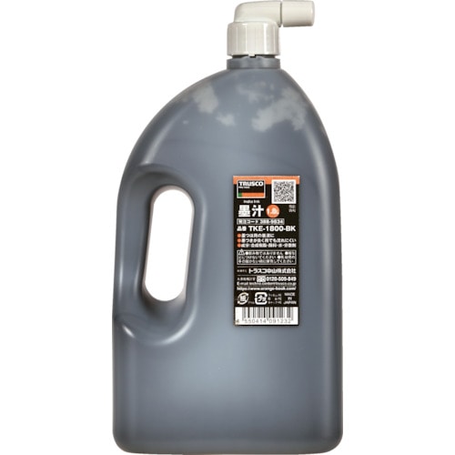 トラスコ中山 TRUSCO 墨汁 1.8L（ご注文単位1個）【直送品】