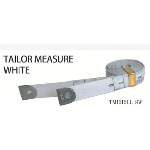 トラスコ中山 プロマート テーラーメジャー1.5m 余白有 白/白　495-8420（ご注文単位1本）【直送品】