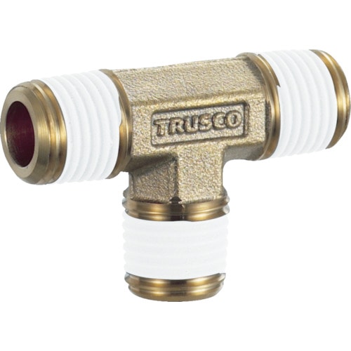 トラスコ中山 TRUSCO ねじ込み継手 チーズ R1/8XR1/8XR1/8（ご注文単位1個）【直送品】