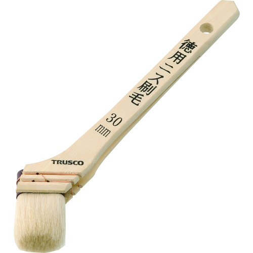 トラスコ中山 TRUSCO 徳用ニス刷毛木柄 10号（ご注文単位1袋）【直送品】