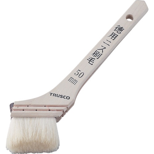 トラスコ中山 TRUSCO 徳用ニス刷毛木柄 20号（ご注文単位1袋）【直送品】