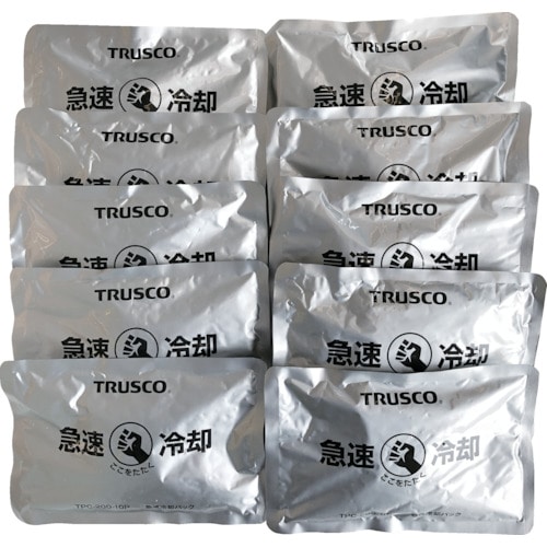 トラスコ中山 TRUSCO 急速冷却パック 10個まとめ買い 200g（ご注文単位1箱）【直送品】