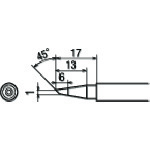 トラスコ中山 グット  TQ-77/95用 替こて先 BC（ご注文単位1個）【直送品】