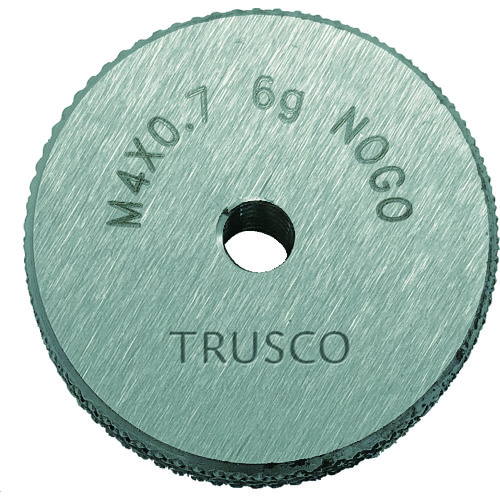 トラスコ中山 TRUSCO ねじ用リングゲージ 止まり 6g M10×1.5（ご注文単位1個）【直送品】