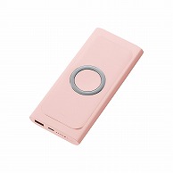 MARKLESS STYLE ワイヤレスモバイルチャージャー 10000mAh スモークピンク TS-1782-030 1個（ご注文単位1個）【直送品】