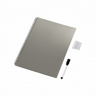 MARKLESS STYLE ホワイトボード型 A4ノート ブラック TS-1817-009 1個（ご注文単位1個）【直送品】