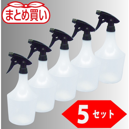 トラスコ中山 TRUSCO まとめ買い エコノミースプレーガン 1000ml 5個セット（ご注文単位1個）【直送品】