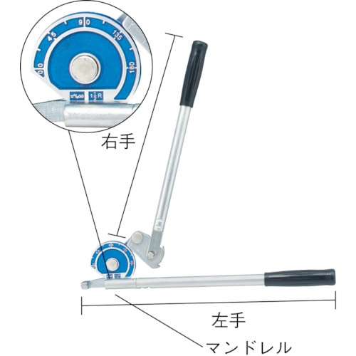 トラスコ中山 TRUSCO チューブベンダークイックレバー式10mm用（ご注文単位1個）【直送品】