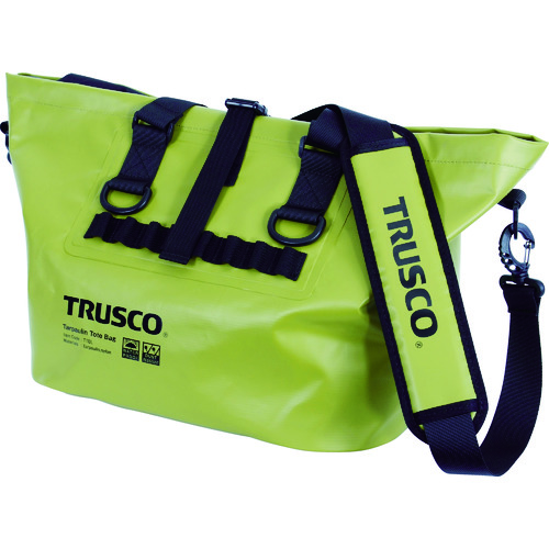 トラスコ中山 TRUSCO 防水ターポリントートバッグ Lサイズ OD（ご注文単位1個）【直送品】