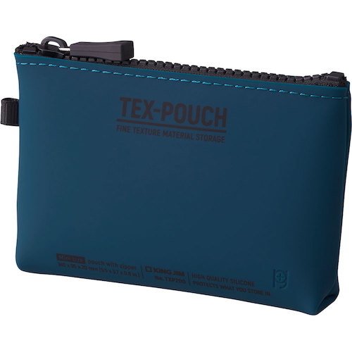 トラスコ中山 キングジム TEX-POUCH MINI ネイ（ご注文単位1冊）【直送品】